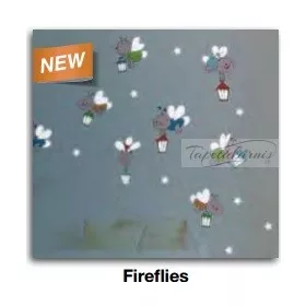Világítós falmatrica 79229 M Fireflies.