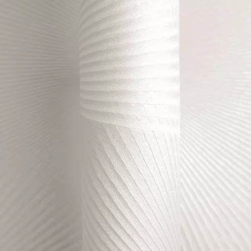 Hófehér, fémesen csillogó, geometrikus vlies tapéta 79252-1  TheTrendSpectrum tapéta kollekció