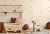 Kids Studio bézs alapon szürke dinoszaurusz mintás tapéta 79257-3