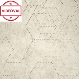   Divino bézs és homokszín grafikus üveggyöngyökkel díszített luxus tapéta 81314