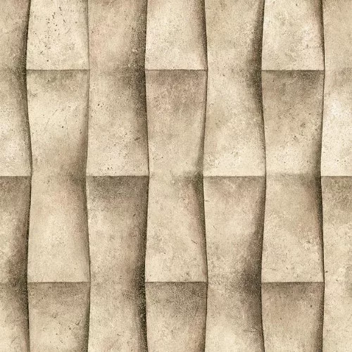Mona geometriai mintás cappucchino barna-fekete színű tapéta 81648