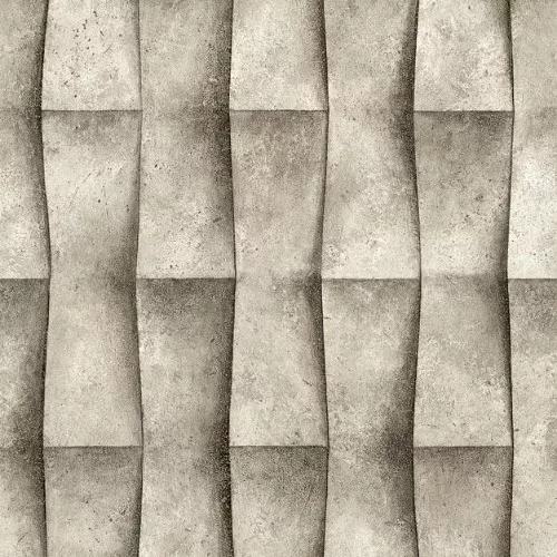 Mona geometriai mintás barna-fekete tapéta 81650