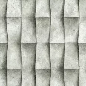   Mona geometriai mintás fekete-fehér-szürke színű  tapéta 81651