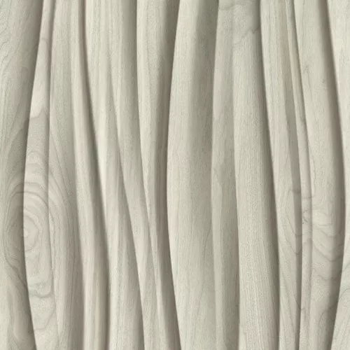 Mona modern 3D hullámmintás mandulabarna-sötétbarna tapéta 81666