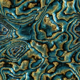   Mona örvénylő 3D mintás, türkizkék-fekete tapéta 81693