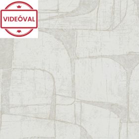   Leyla bézs - barna absztrakt geometriai mintás  tapéta 82450