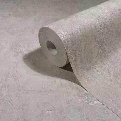 Naomi világosszürke/gyöngyházfehér fényes  beton mintás tapéta  82500
