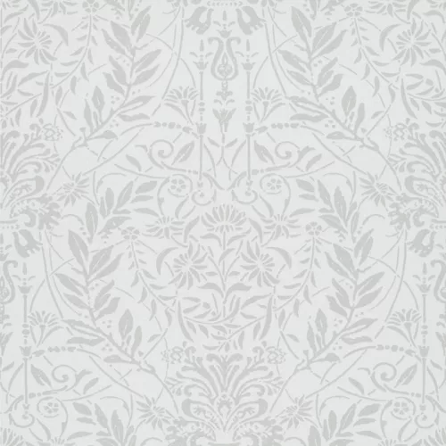 Novamur Oriana törtfehér alapon ezüst ornamentikus vlies tapéta 82511