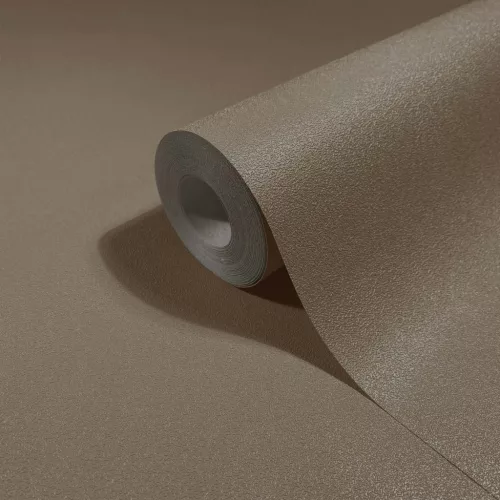 Naomi egyszínű latte barna natur mintanélküli tapéta 82533