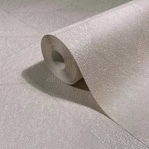 Naomi geometriai mintás szövött hatású  bézs-barna tapéta 82546
