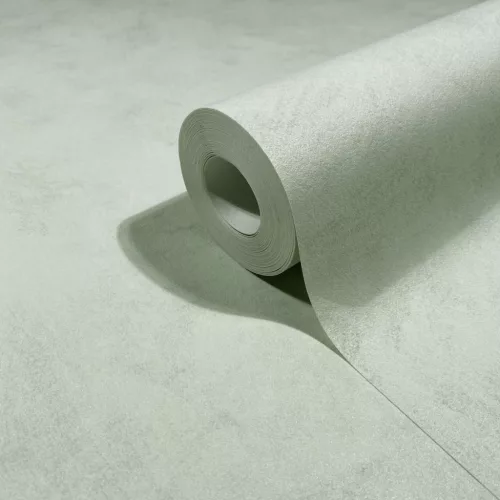 Foltos, zöld, betonhatású PIA tapéta 82574