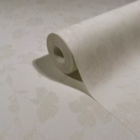 Bájos virágmintás halvány bézs PIA tapéta 82586
