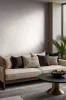 Szürkésdrapp modern levélmintás PIA tapéta 82590