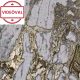 Fehér-szürke repedezett hatású márvány mintás olasz luxus tapéta 84603