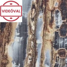   Rozsdabarna és arany árnyalatú nem mindennapi márvány mintás olasz luxus tapéta 84631