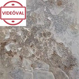   Szürkés-barnás csillámló márvány mintás olasz luxus tapéta 84646