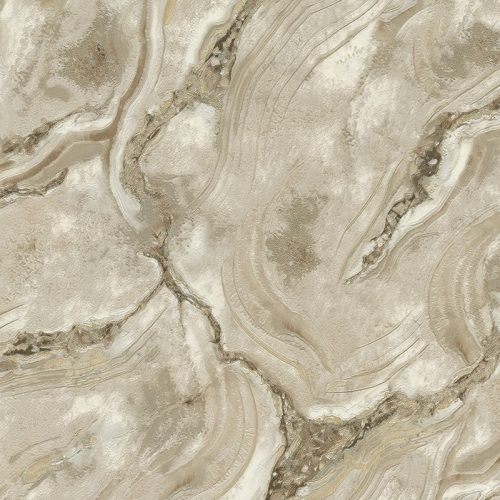 Drapp-szürkésbarna árnyalatú szemcsés márvány mintás olasz luxus tapéta 84652
