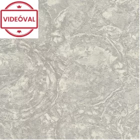   Carrara Best olasz luxus drapp-szürke félbe vágott kő hatású tapéta 85614