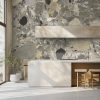 Carrara 4. olivazöld exkluzív márvány mintás poszter 85656