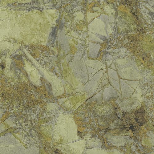 Carrara 4. zöld-arany exkluzív márvány mintás tapéta 86628