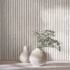 Mona modern lamella mintás fehér-lilásszürke színű tapéta 89004