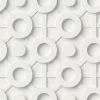 Novamur Oriana drapp 3D geometriai mintás vlies tapéta 89031