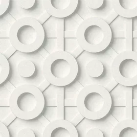   Novamur Oriana drapp 3D geometriai mintás vlies tapéta 89031