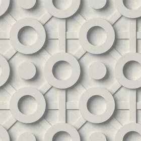   Novamur Oriana barna 3D geometriai mintás vlies tapéta 89032
