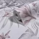 Fehér/zsályazöld/púderrózsaszín, elegáns virágos PIA tapéta89051