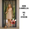 Lamellás szúnyogháló ajtóra – 95 x 215 cm | Friss levegő, rovarok nélkül