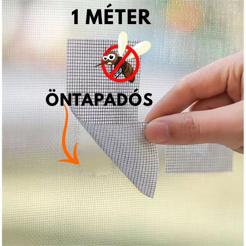 Rovarháló javítószalag – 5cm x 1m | Gyors és tartós javítás percek alatt  8911371