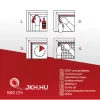 Öntapadós rovarháló rögzítőszalag fekete 5,6 m 8911374