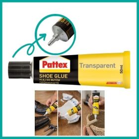   Pattex shoe glue cipőragasztó  Erős, rugalmas, vízálló ragasztás cipőkhöz és háztartási javításokhoz
