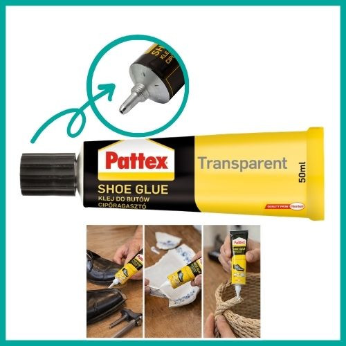 Pattex shoe glue cipőragasztó  Erős, rugalmas, vízálló ragasztás cipőkhöz és háztartási javításokhoz
