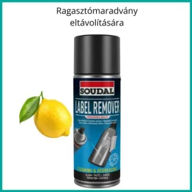   Címke eltávolító spray citrus 400 ml Soudal Label Remover
