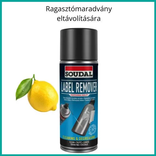 Címke eltávolító spray citrus 400 ml Soudal Label Remover