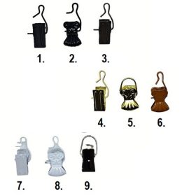 Csipesz gurira vagy fémkarikára