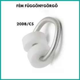 Fém függönygörgő régi T-sínes mennyezeti karnishoz