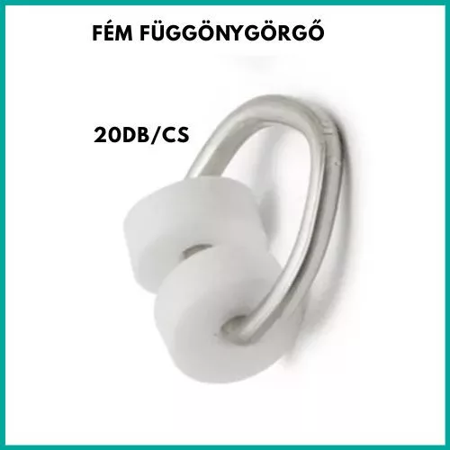 Fém függönygörgő régi T-sínes mennyezeti karnishoz