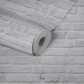 Elements szürke téglamintás tapéta 94283-2