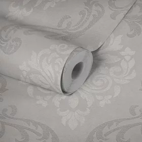 Lídó szürke csillogó klasszikus mintás tapéta GT01018