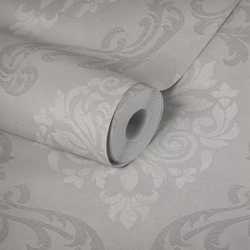 Lídó szürke csillogó klasszikus mintás tapéta GT01018