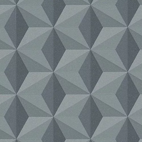 Lídó szürke csillogó geometriai mintás tapéta GT01015