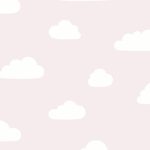My Kingdom rózsaszín felhős gyermek tapéta A61803