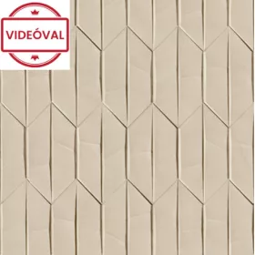 Arcadia barna 3D geometriai mintás tapéta A65002