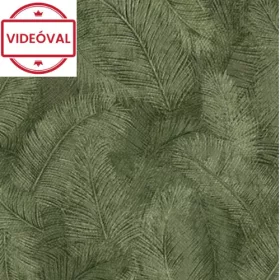 Arcadia zöld levél mintás tapéta A70203