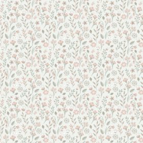   Sweet Dreams Gyerekszobai zöld-mályva virágos tapéta A83224