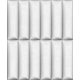Szürkésfehér-szürke betonos jellegű modern 3D mintás tapéta  AF24544