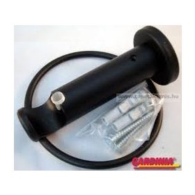 Króm színű szimpla konzol dekortartóval