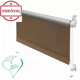   Fúrásmentes Gardinia Mini roló több méretben, hővisszaverő BARNA907 felülettel